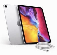 Image of Apple iPad Pro 11’ - A2013 - 256GB Silver Wi-Fi+ 5G-Excellent 👍