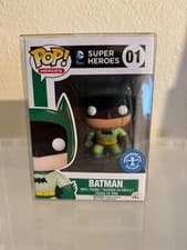 Image of Funko POP! DC Super Heroes #01 Batman - Green Underground Toys w/ Protector 