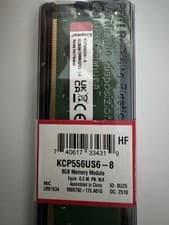 Image of Kingston Technology KCP556US6-8 memory module 8 GB 1 x 8 GB DDR5 5600 MT/s 288-p