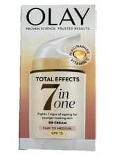 Image of Olay Total Effects SPF15 7in1 BB Cream Moisturiser+Foundation Fair to Medium50ml