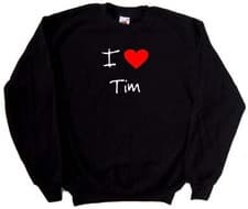 Image of I Love Heart Tim Sweatshirt
