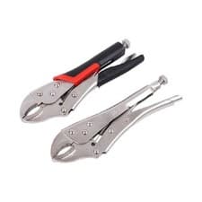 Image of 5 Inch Locking Pliers Curved Jaw Long Nose Welding DIY Hand Tool
