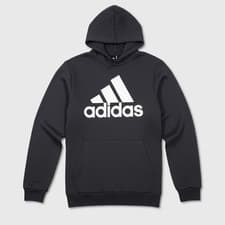 Image of Adidas Big Logo Hoodie - NWT Mens Size Large Black / White - #48705-E10