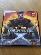 Image of THOR RAGNAROK BIG SLEEVE EDITION Blu Ray, DVD & 12" Art Cards NEW SEALED