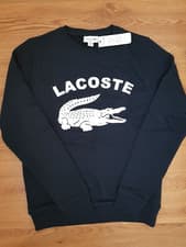 Image of Lacoste Crocodile Logo Sweatshirt Navy