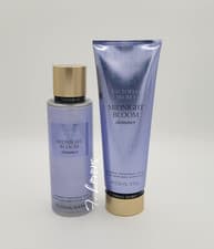 Image of Victoria’s Secret Midnight Bloom Shimmer Mist Spray 250ml and Body Lotion Set BN