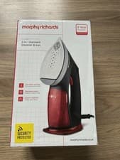 Image of Morphy Richards 2000W TurboSteam 2in1 Garment Steamer & Iron 361001 Turbo Steam