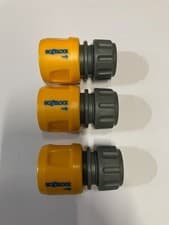 Image of HOZELOCK HOSEPIPE END CONNECTOR HOSE PIPE FITTING X 3