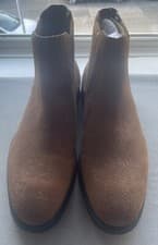 Image of Brand New Ted Baker Tan Brown Suede Chelsea Boots Shoes Men's UK Size 7 41 UK