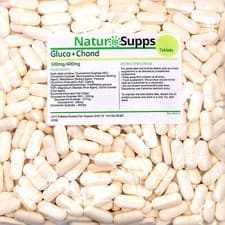 Image of Glucosamine and Chondroitin 90 Tablets 500/400mg Joint Complex - NaturSupps