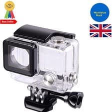 Image of Tempered Glass Waterproof Case for GoPro Hero 3+/4 – Perfect for Underwater Use