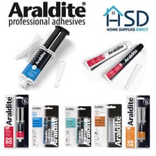 Image of Araldite Adhesive Glue Standard Rapid Fusion Steel Instant Repair Strong Epoxy