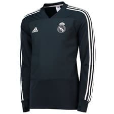 Image of ADIDAS REAL MADRID Training Top Dark Grey Mens adidas Football M