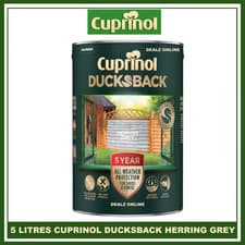 Image of Cuprinol 5 Year Ducksback HERRING GREY 5L