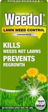 Image of Weedol Verdone Fast Acting Lawn Weedkiller Concentrate Weeds Patio 500ml - 1L