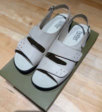 Image of Hotter Easy Women's Sandal UK Size 6 Cream Leather (Boxed) Never Worn