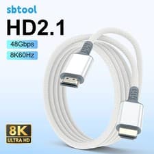 Image of HDMI 2.1 8K@60Hz / 4K@120Hz Ultra High-Speed 48Gbps HDR Cable For TV Box, Laptop