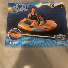 Image of Bestway H2o GO Kondor 1000 INFLATABLE RAFT BOAT ~ ~ 5’1 X 38 In" ~ Ages 6+