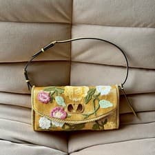 Image of Valentino Garavani DeVain Small Embroidered Shoulder Bag RRP £3590