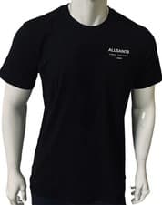 Image of ALL SAINTS BRAND NEW SHORT SLEEVE CREW NECK T-SHIRT