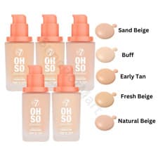 Image of W7 Oh So Sensitive Foundation Liquid Face Pale Fair Light Skin Face