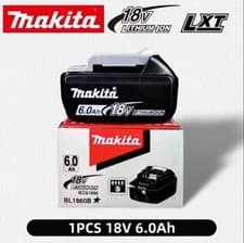 Image of Genuine Makita 6ah 18v Power Tool Battery BL1860BX2 18V Li-lon Battery - NZ