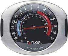 Image of Taylor TYPTHFRIDGESS Pro Freezer and Fridge Thermometer, Stainless Steel , Blue