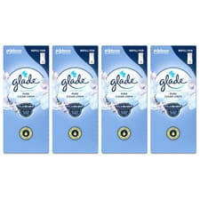 Image of Glade Air Freshener Refill Touch & Fresh Pure Clean Linen 10ml X4 Home Office