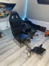 Image of Playseat Driving Chair Simulator with Xbox Hori Overdrive Racing Wheel & Pedals