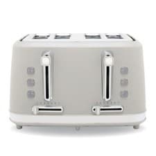 Image of Black And Decker BXTO20080GB 4 Slice Toaster Grey