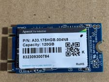 Image of Apacer Industrial SSD ST170-M242 120GB 2242 A33.175HGB 004N8 NVME SSD TLC,