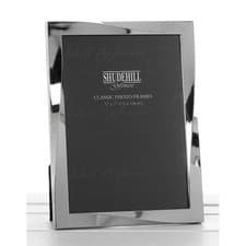 Image of Shudehill Polished Silver Twist Photo Frame in Different Sizes from 4x6 to 8x10