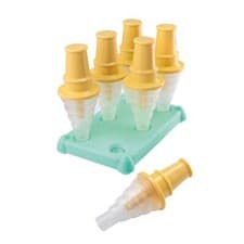Image of Eddingtons Ice Cream Cone Lolly Mould - Set of 6 Homemade Ice Pops/Lollies
