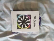 Image of NZXT Aer RGB 140 - 140mm RGB Case Fan - HUE+ Compatible - RF-AR140-B1