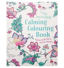 Image of A4 ADULT ANTI STRESS INCREDIBLY CALMING COLOURING BOOK - ALL AGES - 128 PAGES 