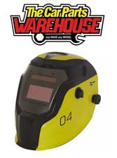 Image of Sealey Auto Darkening Yellow Welding Helmet With Shade Control 9-13 - PWH4