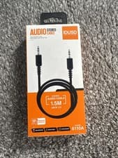 Image of 1.5m 3.5mm to 3.5mm Stereo Plug Audio Jack Aux Cable. Brand New