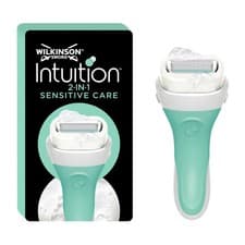 Image of Wilkinson Sword Intuition Sensitive Razor for 1 count (Pack of 1), Turquoise