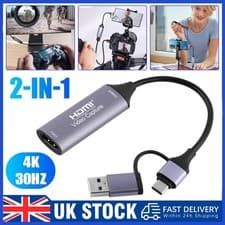 Image of HD 1080P Audio Video Capture Card 4K HDMI to USB C USB 3.0 Video Capture Device