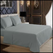 Image of 4PC Brushed Cotton Sheets Set Flannelette Thermal Fitted Flat Sheets Pillowcases