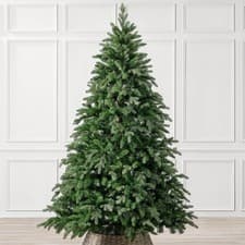 Image of Christow Artificial Christmas Tree Realistic Fraser Fir with Stand 5ft to 8ft