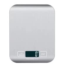 Image of Digital Kitchen Scale LED Display 5Kg/1G Stainless Steel Panel Electronic Scales