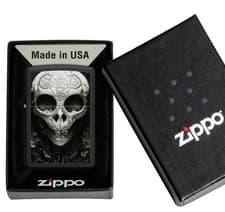 Image of Zippo - 218 Skull Genuine Lighter