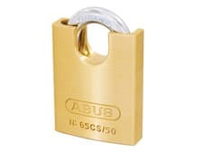 Image of ABUS 35830 65CS/50mm Brass Padlock Closed Shackle Carded