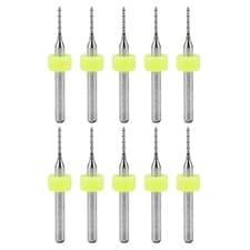 Image of 10Pcs 1mmx38mm Tungsten Carbide CNC Print Circuit Board PCB Drill Bit 3mm Shank