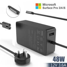 Image of 100% New For Surface Pro 1 Pro 2 1512 1536 1631 RT Power Adapter Charger 48W