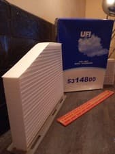 Image of 53.148.00 UFI Filter Interior Air Cabin Filter Replaces WP9146,LA181,1987432097