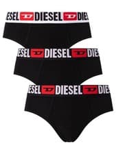 Image of Diesel Men's 3 Pack Andre Briefs, Black
