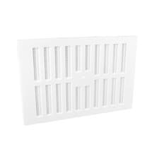 Image of Plastic Louvre Air Vent Grille Cover Adjustable Flyscreen - Hit & Miss Air Vent