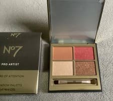 Image of No7 Pro Artist Centre Of Attention Eyeshadow Palette 4 shades ( see listing) NEW
